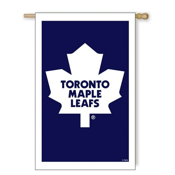 Toronto Hockey Maple Leafs 28x44 Indoor Outdoor Hand Crafted Banner Flag - Double (2) Sided