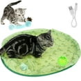 thumbnail image 2 of Simulated Interactive Hunting Cat Toy Fun Interactive Cat Toy Ball Cover Cat Toy Rolling Ball Mat Portable with Elastic ball 2 Modes Cat Ball with Auto Obstacle Avoidance for Indoor Cats, 2 of 9