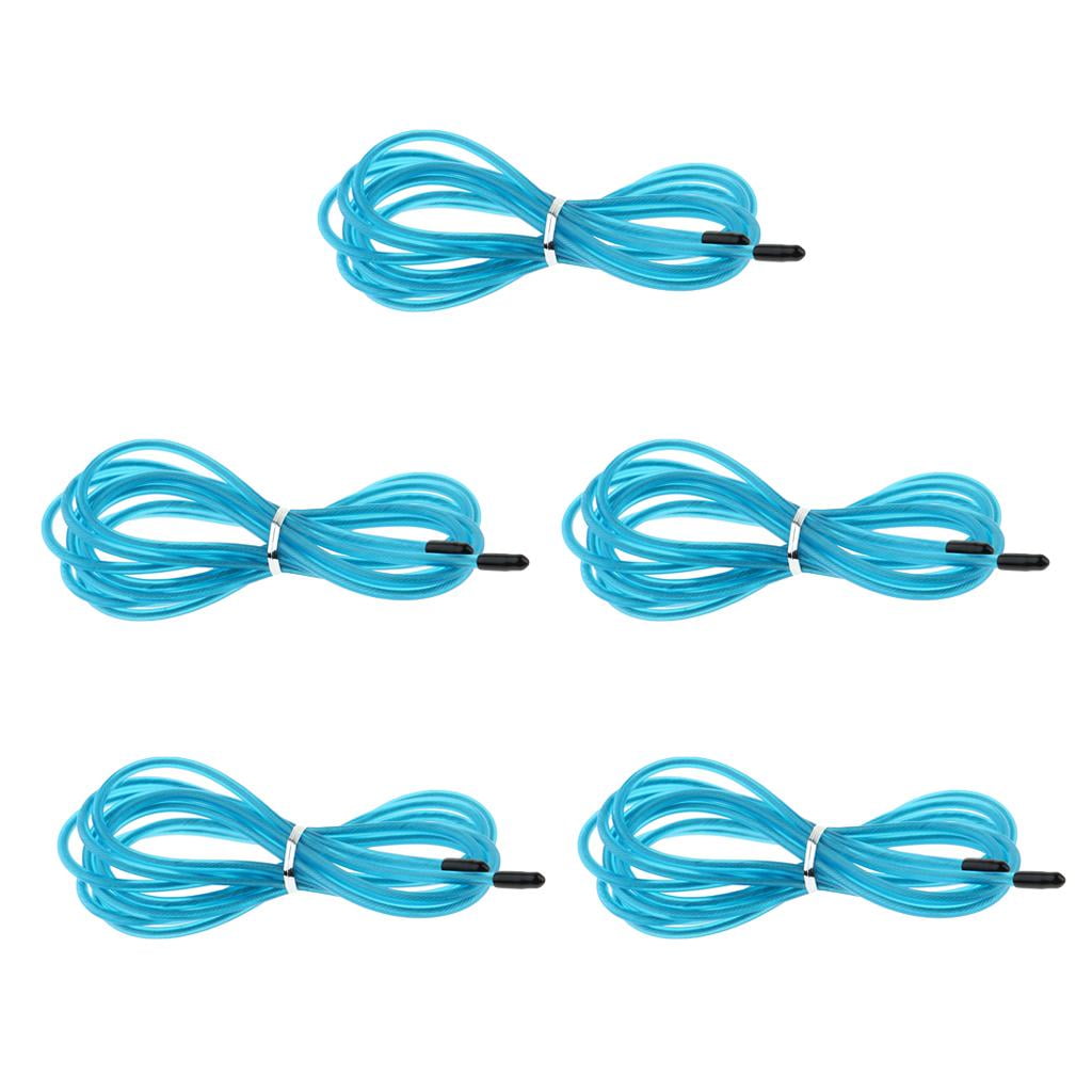 Axioma 5 Count Speed ​​Jump Rope Replacement Cable Lightweight Replacement Cables 5 Blue