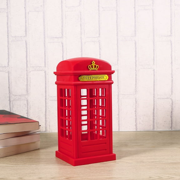 WHAMVOX  Adjustable LED Light Touch Desk Lamp Vintage Decor Telephone Booth Child Red