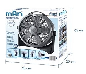 Man Freal 20" Floor Fan