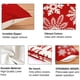 thumbnail image 4 of Fundas de cojín de Navidad 18 x 18 Juego de 4 decoraciones navideñas Funda de cojín de almohada de estilo rústico para decoración del hogar, 4 of 5