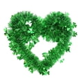 thumbnail image 4 of KCEHTA 2Pcs 6.56 FT St Patricks Day Tinsel Garland, Green Shamrock Garland Decor, Irish Birthday Party Decorations, 4 of 7