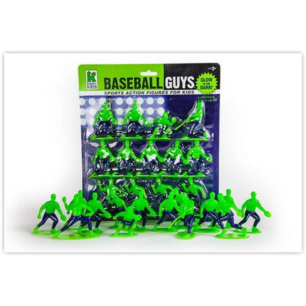 GlowintheDark Baseball Guys Mini Pack Action Figures by Kaskey