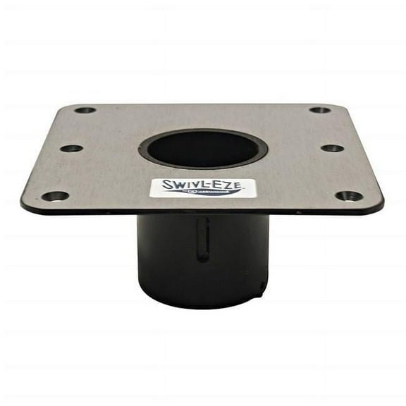 Attwood 238333-1 238 Series Socket Base - Stainless Steel, 7" x 7" Square
