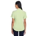 thumbnail image 2 of Harriton Bahama Cord Camp Shirt (M570W) Green Mist, L, 2 of 2