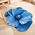 thumbnail image 2 of Alfombra de barro de diatomeas en forma de flor | 80x80cm Alfombra de baño absorbente de secado rápido | Respaldo antideslizante | Alfombrilla lavable fácil de limpiar para entrada, cocina,, 2 of 3
