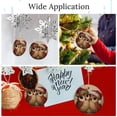 thumbnail image 3 of Christmas Ornament Christmas Owls-1 Stocking Name Tags Funny Commemorative Ornaments & Gift Xmas Gift, 3 of 8