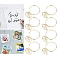 thumbnail image 4 of Cute Paper Clips, Anti Slip Sturdy Metal Fancy Paperclips 100Pcs  For School Gold,Rose Gold, 4 of 8