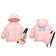 thumbnail image 2 of Hicidod Toddler Puffer Jackets Hooded Long Sleeve Zipper Winter Warm Down Coats Windproof Waterproof Thicken Infant Jacket, 2 of 4