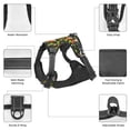 thumbnail image 6 of Zufioo Mushroom Leaf Print Pet Traction Vest, Buckle Dog Harness, Pet Supplies Suitable for Dogs of All Sizes-Small, 6 of 6