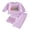 Purple, variant on RUINIXCW Toddler Baby Girl Birthday Outfit Long Sleeve Sweatshirt Pants 2 Pcs Set