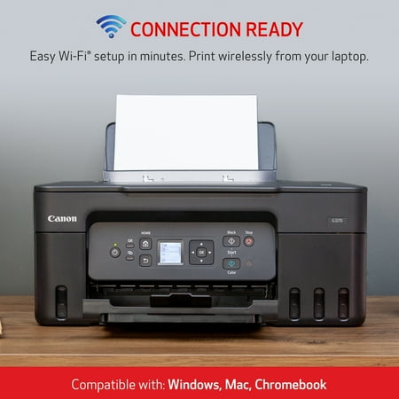 Canon - PIXMA MegaTank G3270 Wireless All-In-One SuperTank Inkjet Printer - Black
