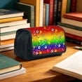 thumbnail image 6 of Under 1$ Pencil Case Soccer Themed Large Capacity Double Zipper Fabric Pen Pouch 8.3x3x3.9in for Teens Desk Supplies by Xuniizn, 6 of 9