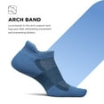 thumbnail image 4 of Feetures High Performance Ultra Light Ankle Sock - No Show Socks for Women & Men with Heel Tab - Denim Daze, M (1 Pair), 4 of 7