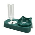 thumbnail image 4 of Cuencos De Agua Para Mascotas, Juego De Platos De Comida Para Gatos, Higiénicos, Libres De Tóxicos, Elevados, Automáticos Para Perros Medianos, 4 of 7