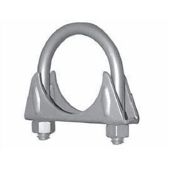 Nickson Exhaust Clamp 00107 With Hex Nuts; 3 Inch Diameter; Heavy Duty; Stainless Steel; Single