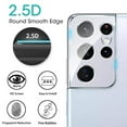 thumbnail image 2 of Dteck [3 Pack] for Samsung Galaxy S21 Ultra 6.8-inch Camera Lens Protector Anti-fingerprint Anti-Scratch Tempered Glass 5G Phone Protective (Transparent), 2 of 7