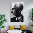 thumbnail image 6 of British Nobel Laureates Bertrand Russell Black And White Celebs Poster Poster Decorative Painting Canvas Wall Art Living Room Posters Bedroom Painting 16x24inch(40x60cm), 6 of 6