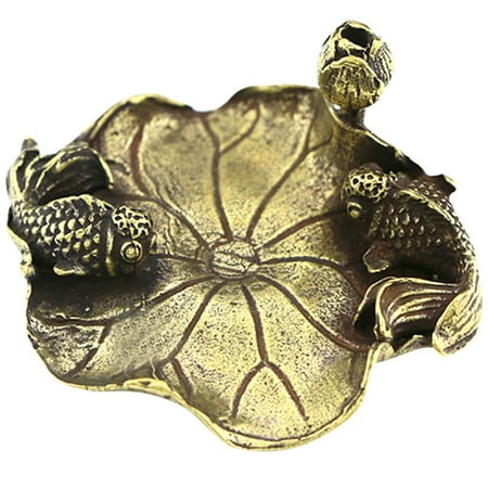 

1pc Brass Desk Ornaments Pen Holder Antique Crafts Home Decoration
