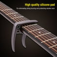 thumbnail image 3 of Adjustable Capo, Silicone Easy To Open Solid Capo, for Guitar Folk Guitar, 3 of 8