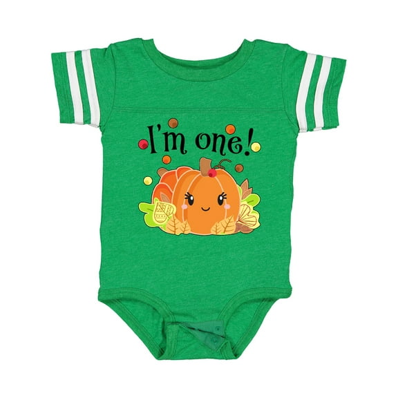 Inktastic I'm One Pumpkin Birthday Autumn Boys or Girls Baby Bodysuit