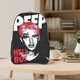 thumbnail image 4 of Lil Peep Mochila transparente temática, resistente y duradera, bolsa see-through para trabajo, deporte, universidad y viaje, 31 × 43 cm, 4 of 6