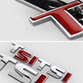 thumbnail image 4 of Aqtqaq 1pcs 3d Metal Tsi Car Side Mudguard Rear Trunk Emblem Badge Sticker Decals,universal Car Accessories Decorations Stickers, 4 of 5