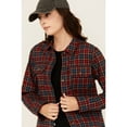 thumbnail image 2 of Lucky Brand Workwear Women's Hunter Plaid Print Long Sleeve Button-Down Red X-, 2 of 4