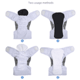 thumbnail image 3 of Pañal para adultos con forma de hueso Pañal ultrafino de cuatro capas para personas mayores Almohadilla de lactancia engrosada con forma de maní de cinco capas Almohadilla de diafragma de carbón de, 3 of 4