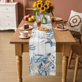 thumbnail image 2 of Blue Turtle Coastal Table Runner 36 Inches, Beach Coral Nautical Starfish Sea Eucalyptus Retro Bed Runner Dresser Scarves Tabletop for Indoor Outdoor Parties/Ceremony/Banquet, 13"x 36", 2 of 9