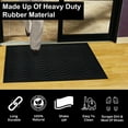 thumbnail image 4 of A1HC Natural Rubber Wavy Scraper Door Mat, 18"x30", Premium Non-Slip Entrance Mat for Home, Office, Retail & High-Traffic Areas, 4 of 7