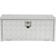 thumbnail image 2 of 30in Aluminum Truck Toolbox Waterproof Underbody Storage Organizer for Pickup Trailer RV - Heavy-Duty Lockable Box Silver, 2 of 8