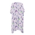 thumbnail image 2 of HELLHERO Butterfly Lavender Bathing Suit Cover Up Polyester Breathable Free Size Long Kimono Swimsuit Cover Up for Mom, 2 of 6