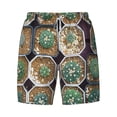thumbnail image 4 of Lsque Mens Swim Trunks Cactus Garden Pattern - Bathing Suit Compression Liner - Beach Swim Shorts Swimwear - (S-3XL) - Stretch Quick Dry -3X-Large, 4 of 9