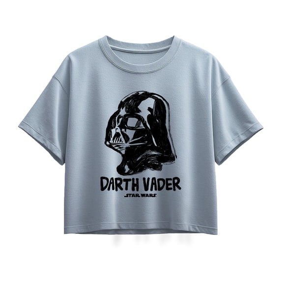 Star Wars - Sketch Darth Vader Short Sleeve Boxy Graphic T-Shirt
