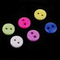 thumbnail image 3 of Rongfmy 100 Pcs Bonbon Couleur 2 Trou Rond Bouton de Résine pour la Couture Scrapbook Métier 9mm, 3 of 8