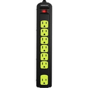 Monster Power Strip Surge Protector - Heavy Duty Protection for 7 plug-ins - Ideal for Computers, Home Theatre, Home Appliance and Office Equipment