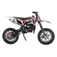 thumbnail image 2 of Hadanceo Mini Motorcycle,49cc 2-Stroke Dirt Bike,Gas Power Motocross,Off Road Mini Motorcycle, Pocket Motorbike with Front Rear Disc Brakes,Pull Start, 2 of 12