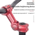thumbnail image 3 of Potencia de aluminio Lebycle 6061, compatible con bicicletas de 25,4/31,8 mm, B, 3 of 5