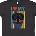 thumbnail image 4 of Inktastic I Love My Rottweiler Dog T-Shirt, 4 of 5
