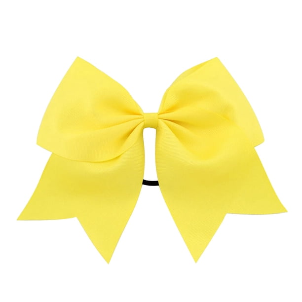 Cinta para el pelo grande Sonducket Adornos elásticos Lazo Amarillo