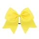 thumbnail image 4 of Qarigey Banda para el cabello grande Nudo de lazo Coleta elástica gruesa Titular Bobbles Scrunchies para mujeres Niñas Accesorios Multicolor Amarillo Amarillo 10piezas Qarigey CBP458608, 4 of 4