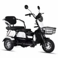 thumbnail image 3 of Triciclo eléctrico de 800 W, scooter pequeño doméstico, triciclo eléctrico ajustable de tres asientos, 3 of 5