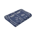 thumbnail image 4 of Hominid Graffiti Pattern Throw Blanket, Super Soft Anti-Pilling Flannel Bed Blankets, 60"x50", 4 of 8