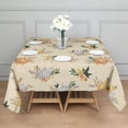 thumbnail image 3 of Fall Pumpkins Leaves Pattern Square Tablecloth,Waterproof Square Table Cover,Wipeable Spillproof Washable Table Cover for Home Kitchen Party Decor 52"x52"(132x132cm), 3 of 6