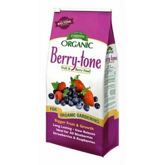 Espoma BR4 4 LB Bag of 4-3-4 Berry-Tone All Natural Plant Food Fertilizer — Outdoor & Indoor Plant Use, Easy Application