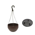 thumbnail image 2 of Self Watering Hanging Planter Pot Plastic Suspended Flower Basket with Drainage System Metal Chain Indoor Outdoor Hanging Plant Pot for Succulents Pothos Home Garden Decor, 2 of 7