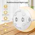 thumbnail image 5 of Kids Night Light, USB Rechargeable Bedside Lamp, Baby Night Light with Dimmable Warm Light & 7 Color Lights, 5 of 5