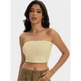 thumbnail image 5 of Women's Basic Casual Strapless Backless Bandeau Tube Top, 5 of 6